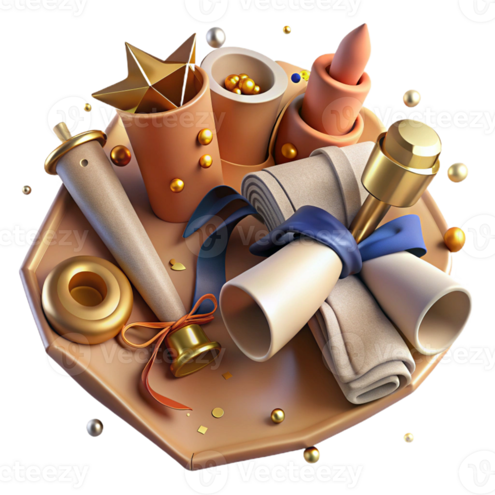 serene creative Antique Trading Tools Isolated high quality png