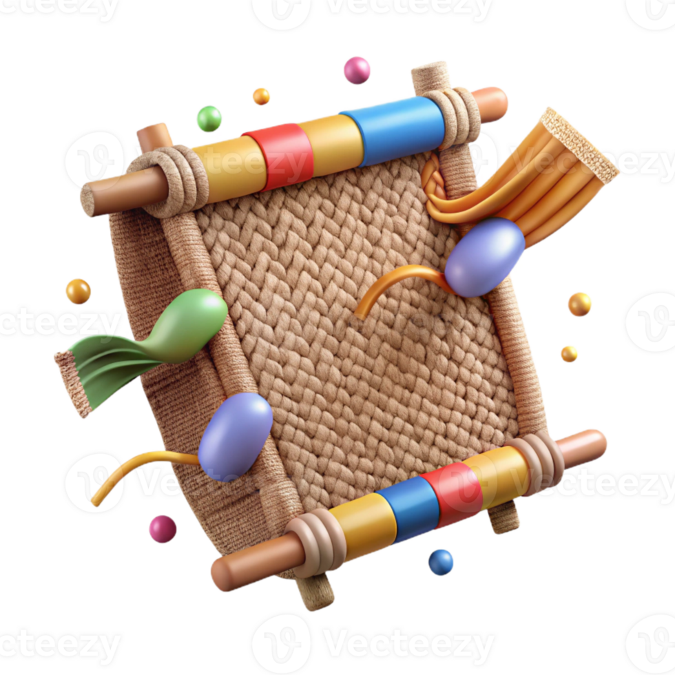 vibrant traditional Conserving Culture Woven Tapestry Isolated original png