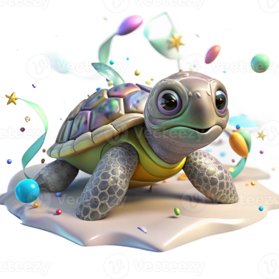wonderful rustic Disoriented Turtle Hatchling Crawling Towards City Lights high resolution png