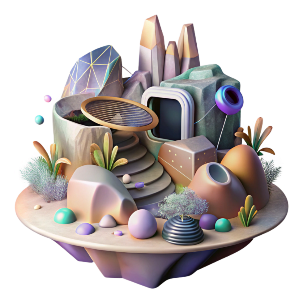 wonderful rustic Exploring a Prehistoric Landscape in Vr Transparent detailed png