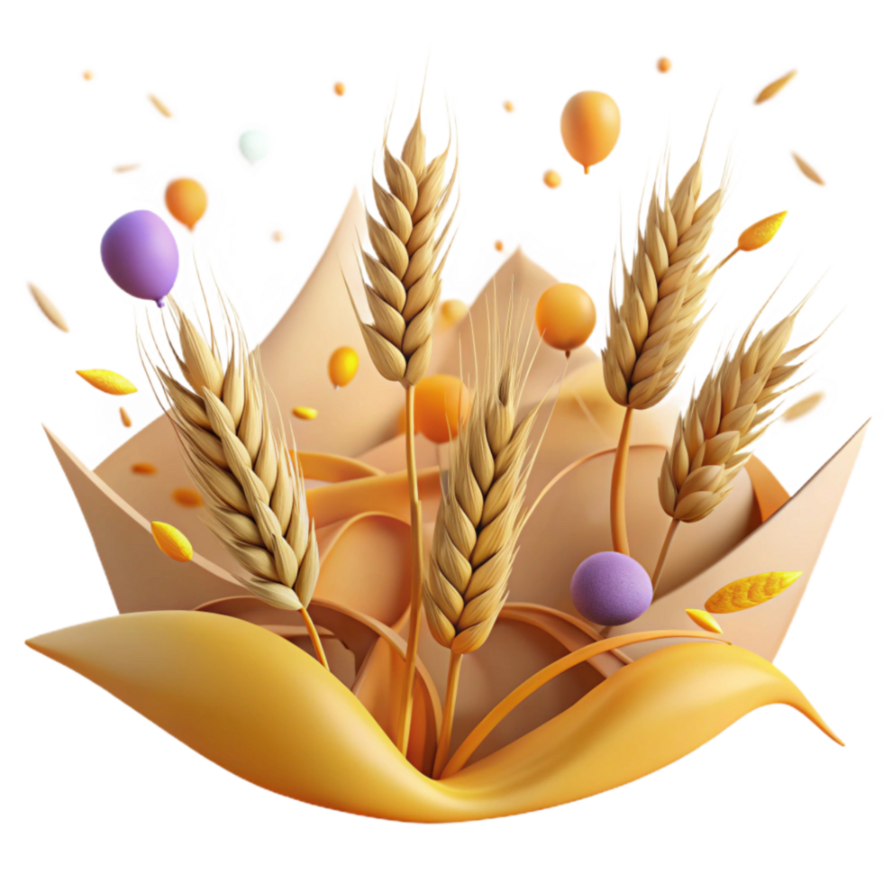 serene classic Field of Wheat Swaying in Breeze Cutout exclusive png
