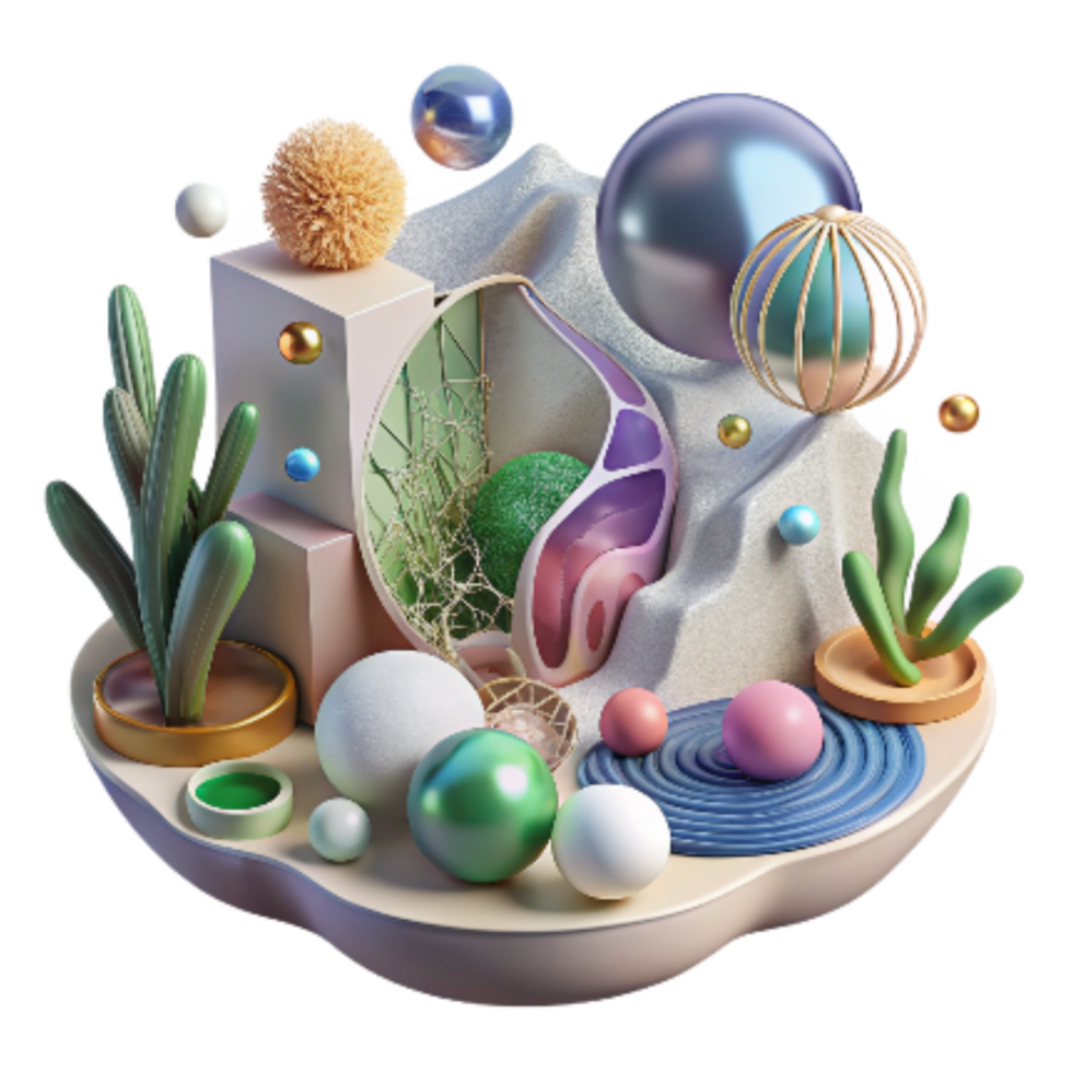 magnificent abstract Ecosystem Services Illustration Transparent Element exclusive png