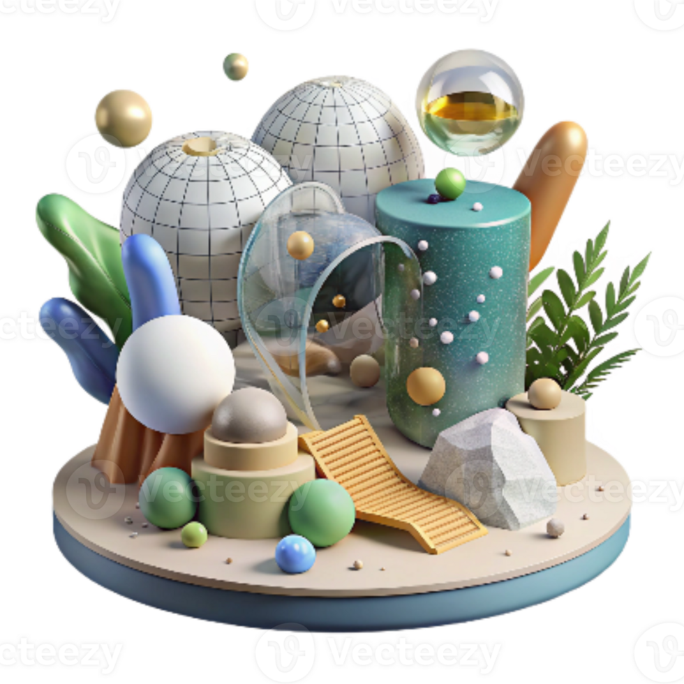 beautiful abstract Ecosystem Functioning Illustration Transparent Element original png
