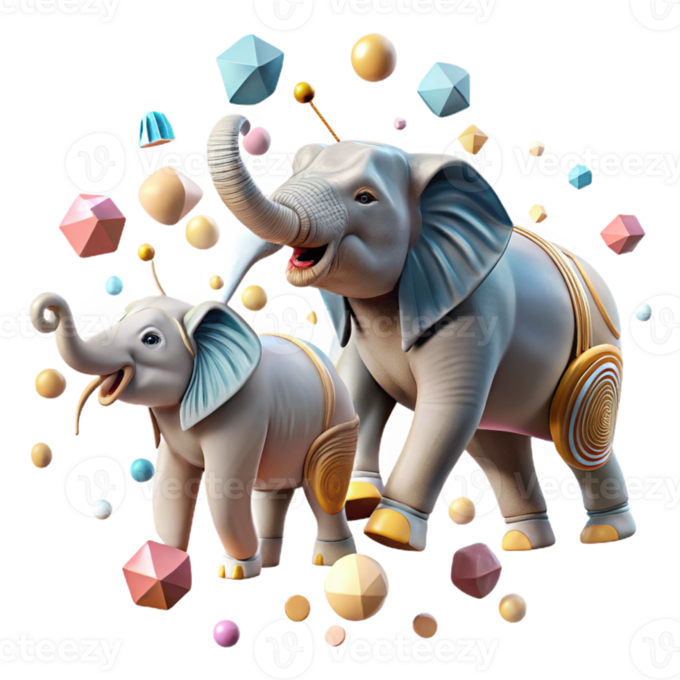 extraordinary modern Ai Tracking Elephant Herd Movement Transparent genuine png