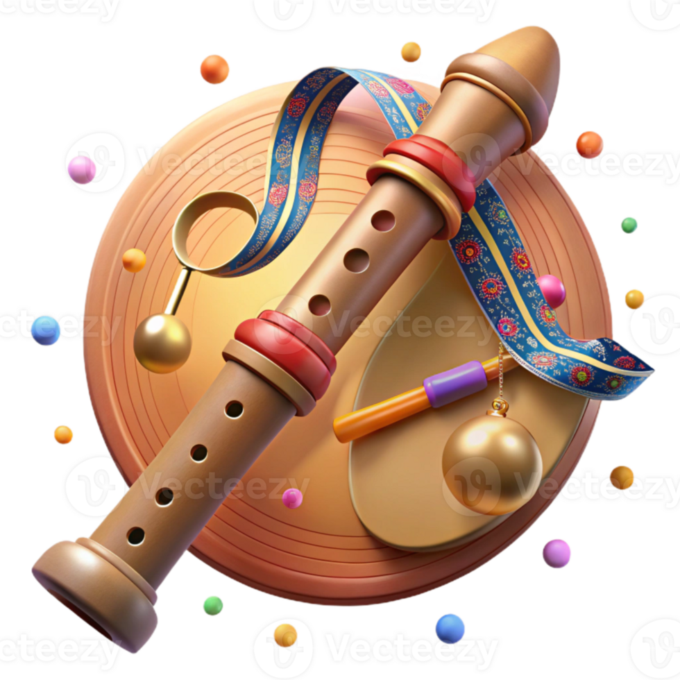 vibrant rustic Duduk Armenian Flute Double Reed Woodwind Instrument Transparent Background genuine png
