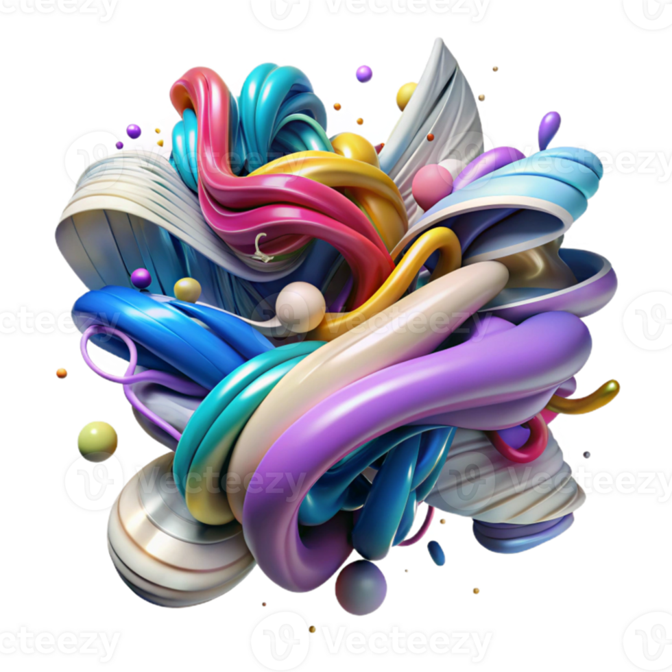 serene modern Abstract Graffiti Stroke Texture Isolated with Expressive Brushstrokes premium png