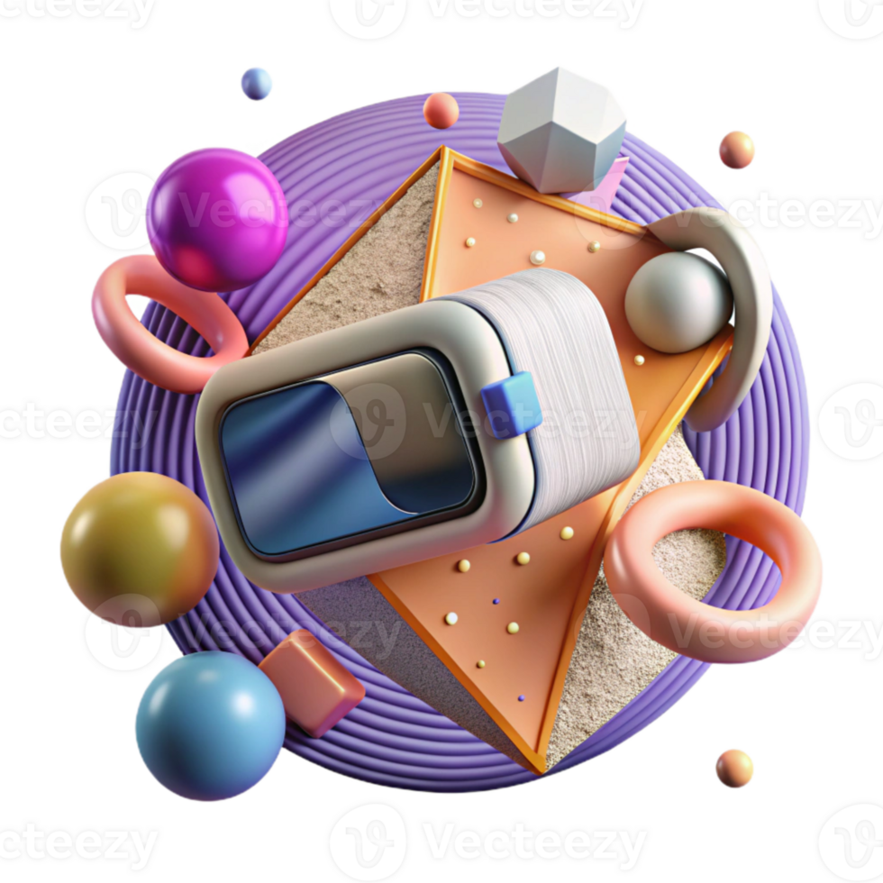 dramatic classic Geometric Vr Interface Design Isolated genuine png