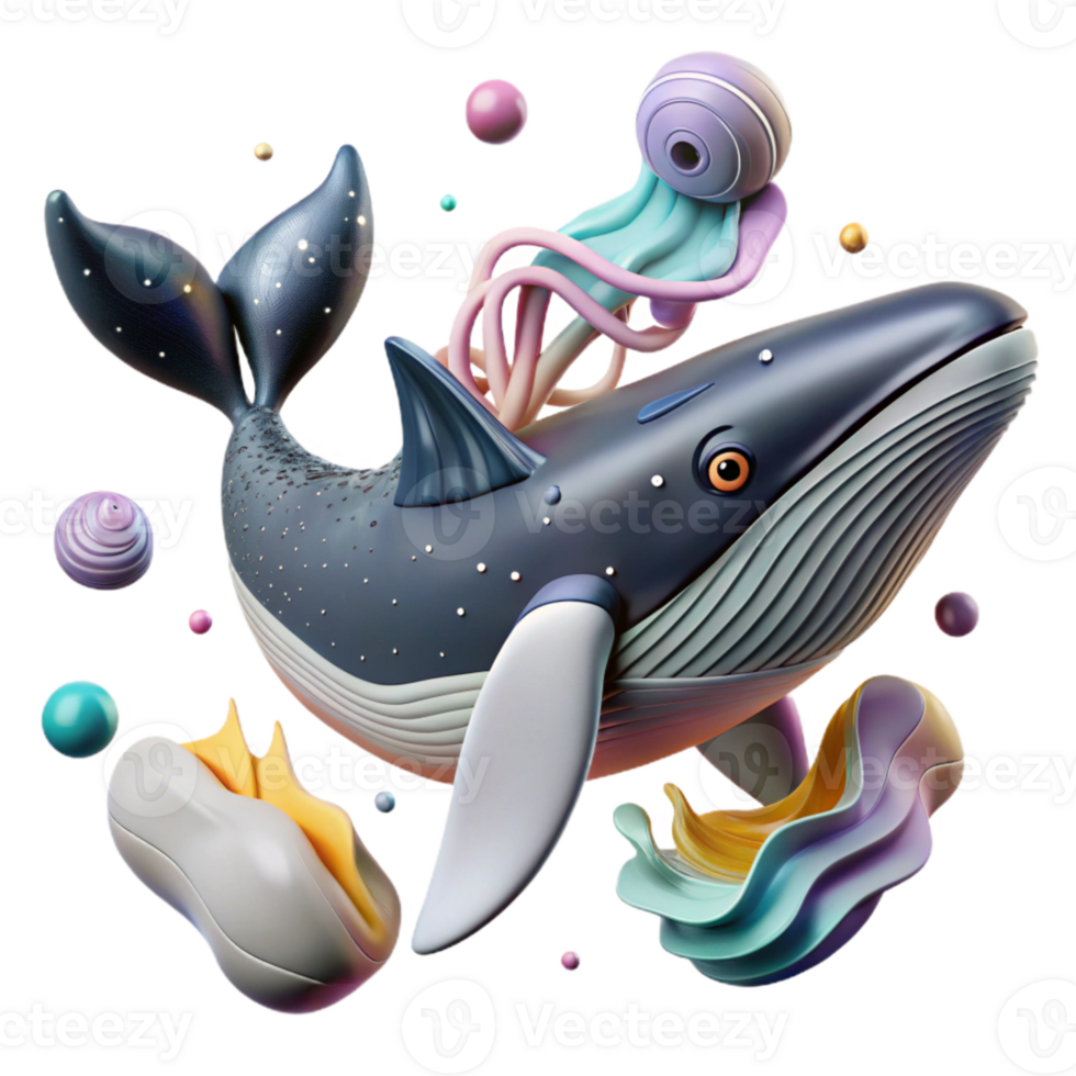 beautiful traditional Ai Analyzing Whale Song Patterns Transparent Background premium png