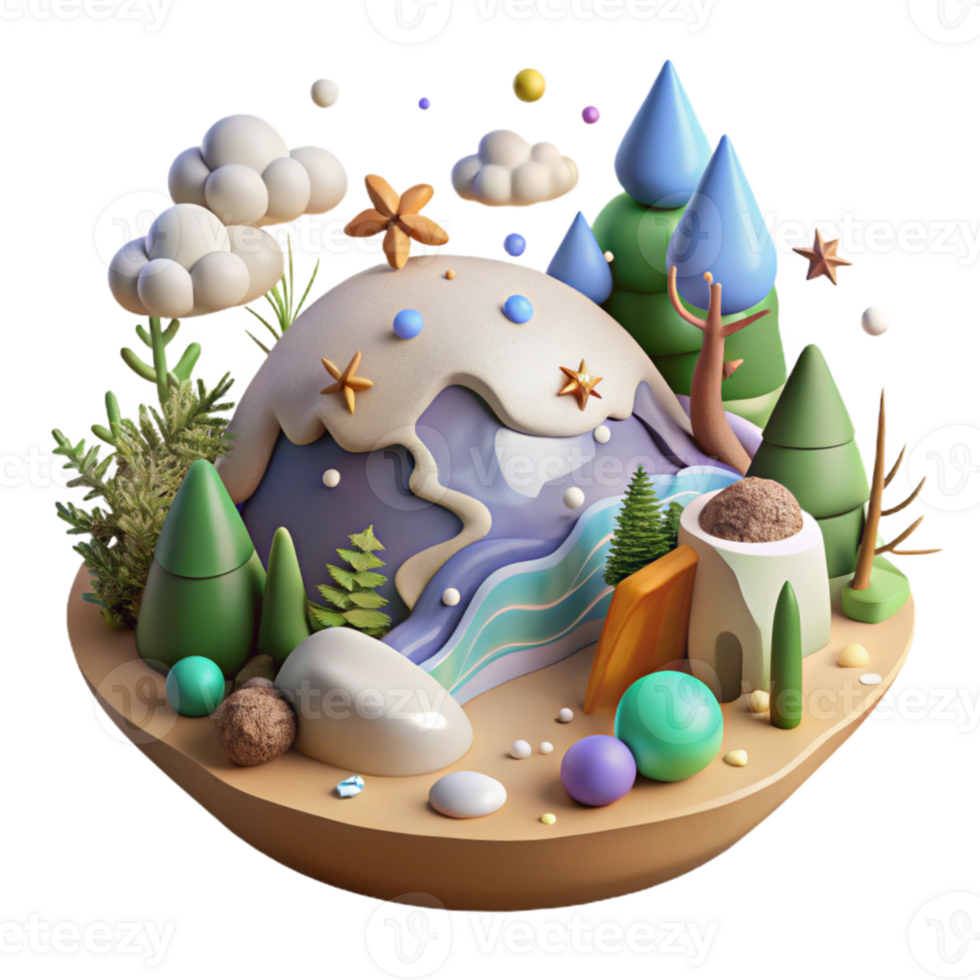 wonderful modern Conserving Habitats for Hibernating Species Cutout Naturalistic Style genuine png