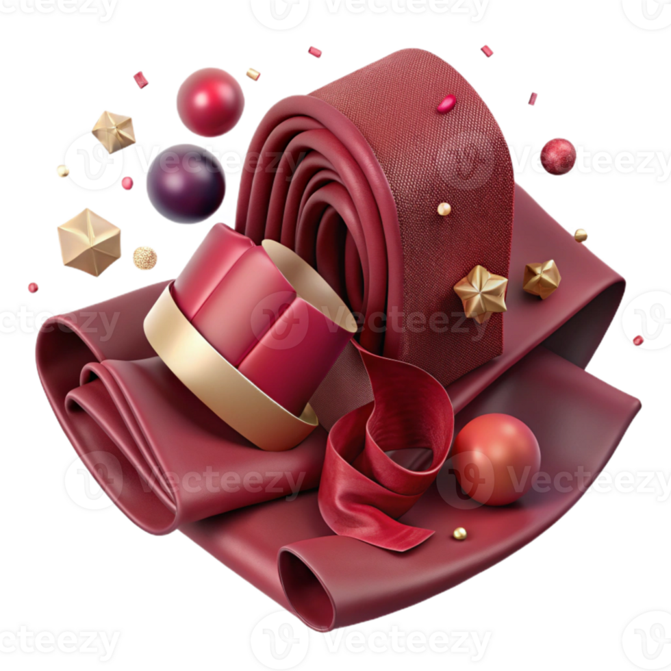 wonderful creative Burgundy Red Brand Presentation Slides Isolated Element professional png
