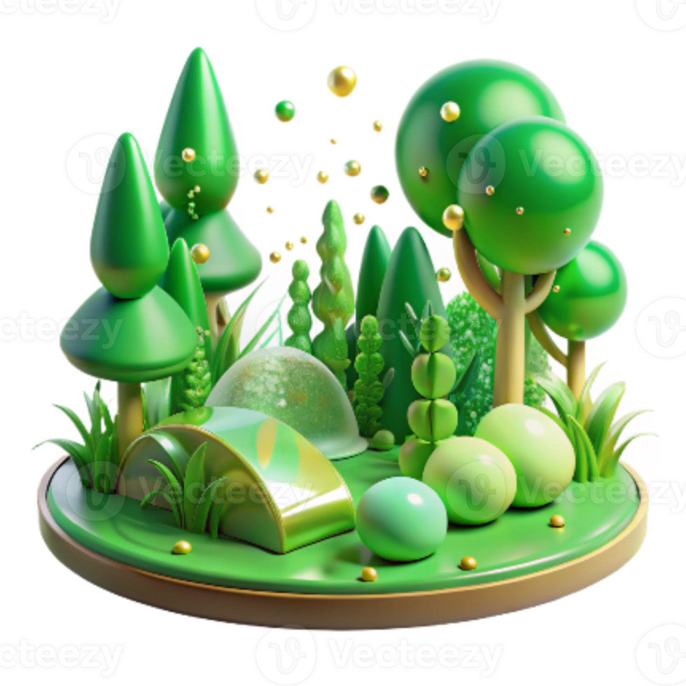 impressive classic Forest Regeneration New Growth Bright Green Transparent high resolution png