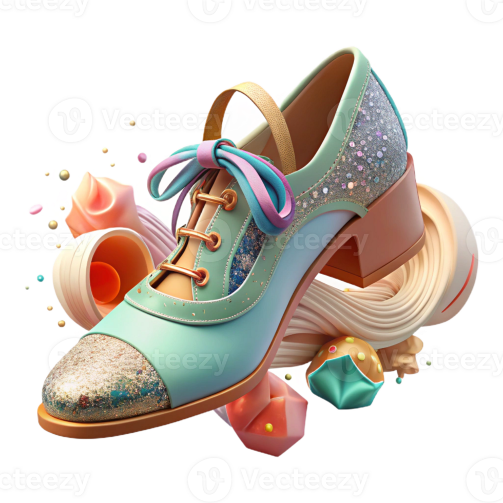 beautiful vintage Argentinian Tango Dancer Shoe Detail Transparent Background high quality png