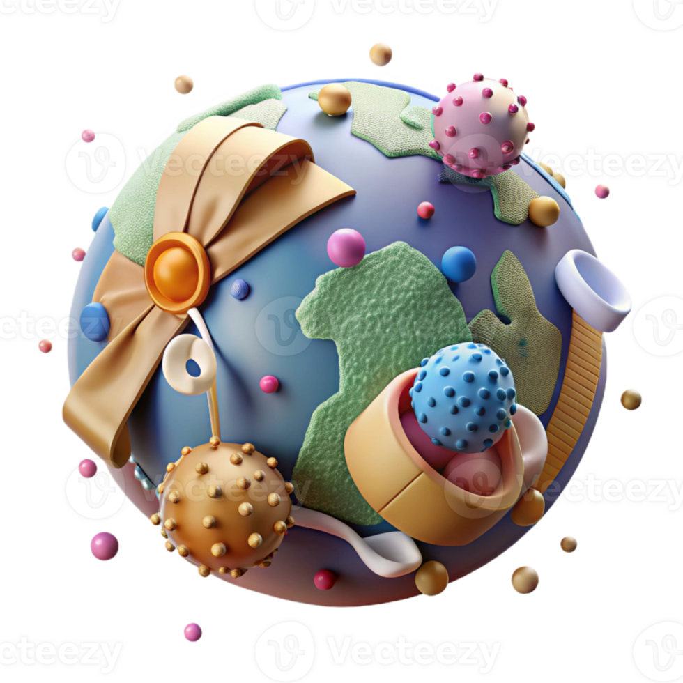 elegant abstract Global Pandemic Illustration Cutout exclusive png