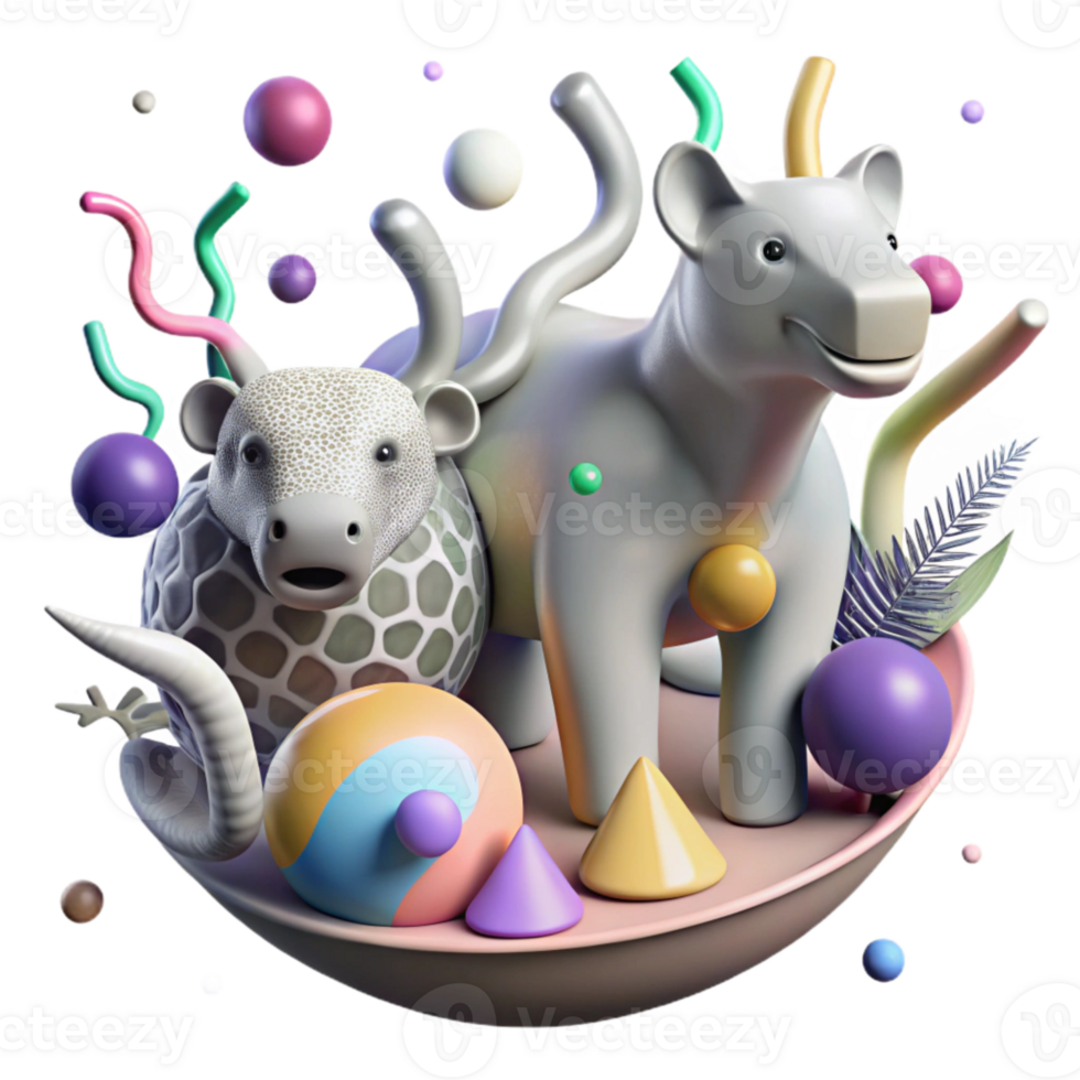 impressive modern Ai Assisted Reproduction in Endangered Animals Cutout high quality png