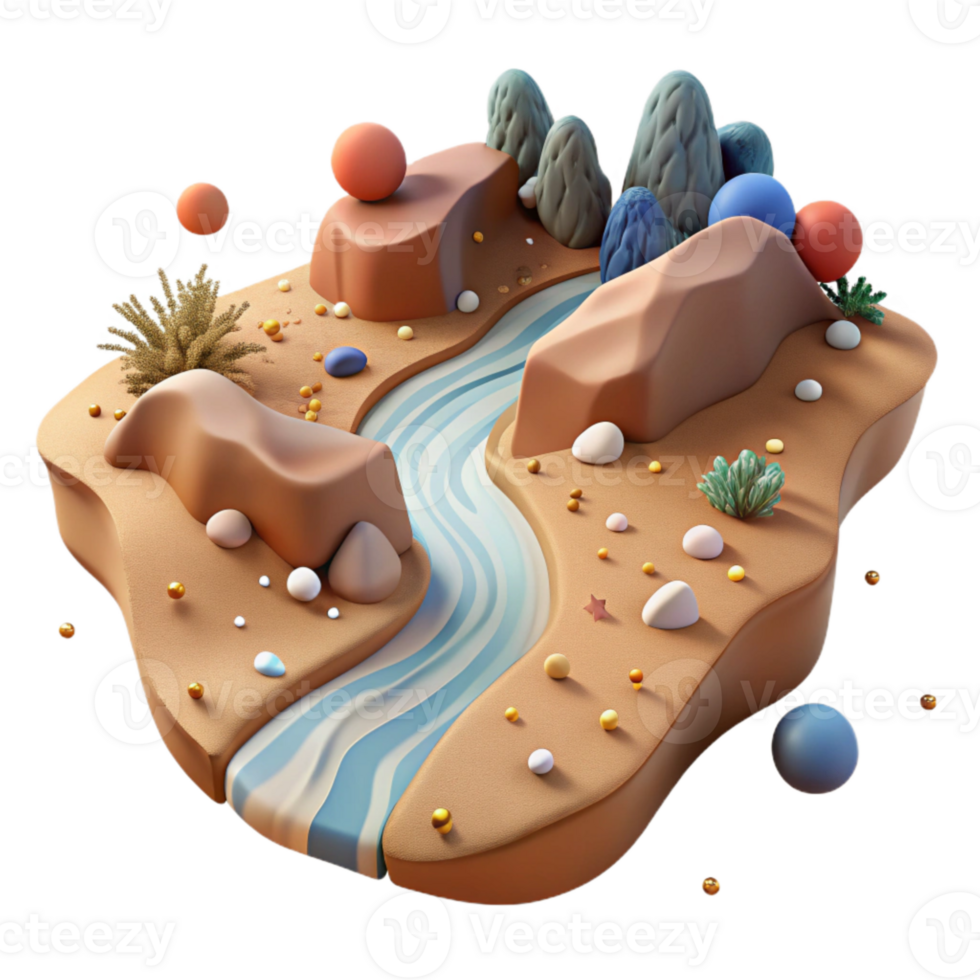 wonderful classic Dry Riverbed Deforestation Consequence Cutout high quality png