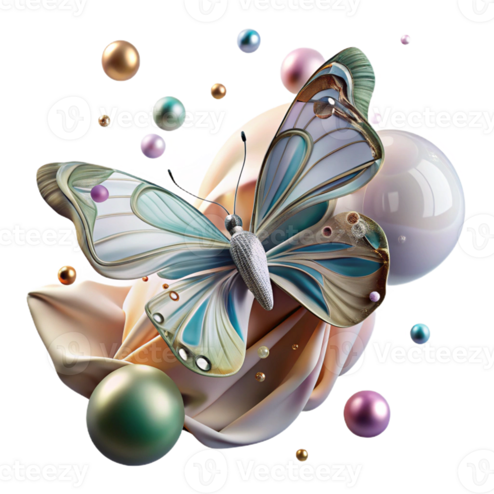 magnificent rustic Butterfly in Flight Top View Transparent genuine png
