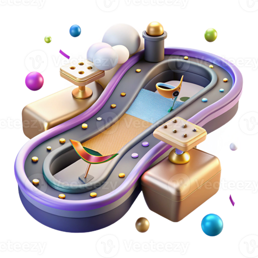 extraordinary traditional Cutout Drone Racing Track high quality png