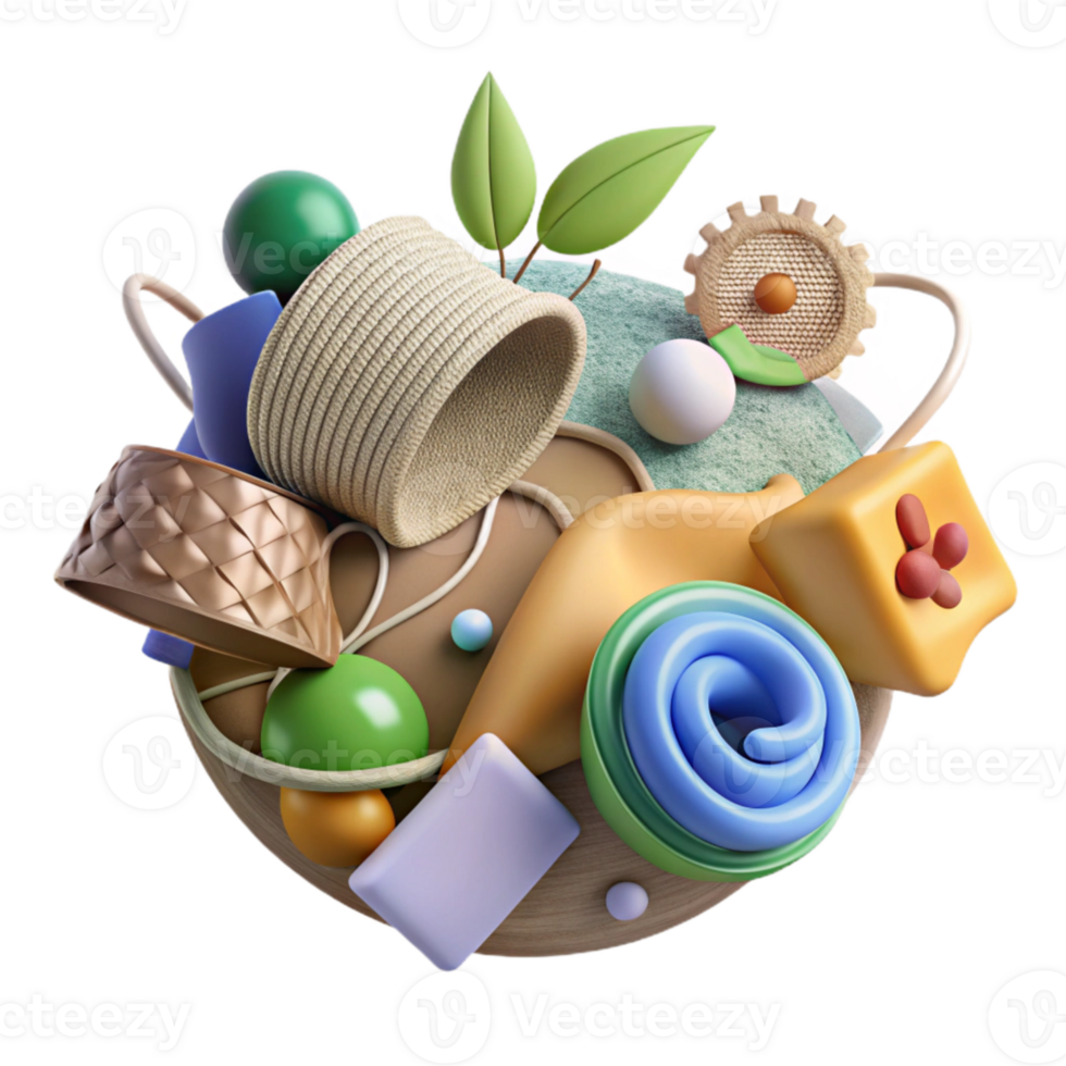 impressive traditional Environmental Responsibility Concept Isolated Element premium png