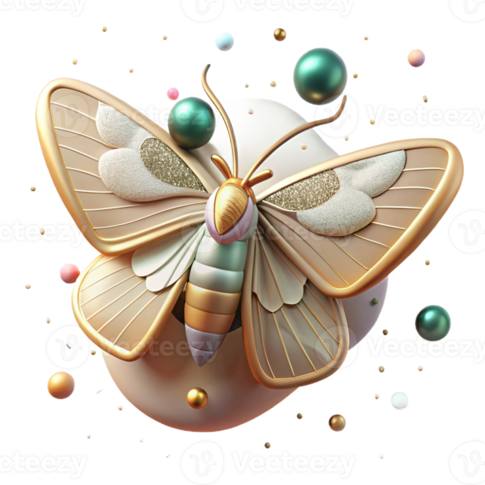 stunning creative Close Up of Moth Drawn to Artificial Light Isolated professional png