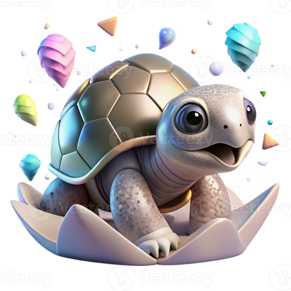 magnificent classic Cutout of Turtle Hatchling Crawling Towards Artificial Light genuine png