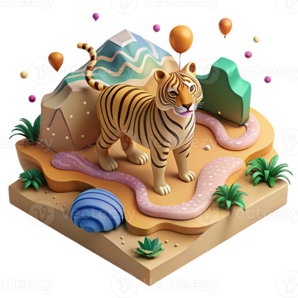 wonderful classic Ai Mapping Tiger Territory Cutout png
