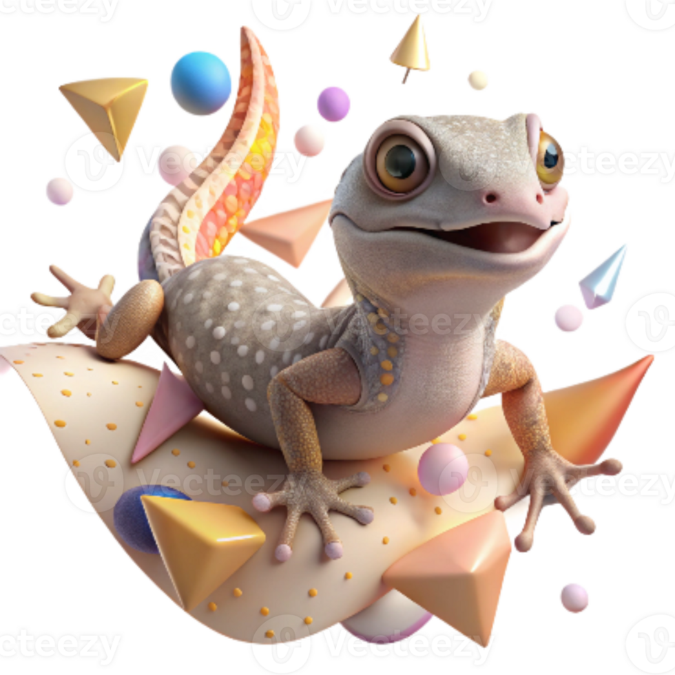 vibrant classic Desert Lizard Transparent Background premium png
