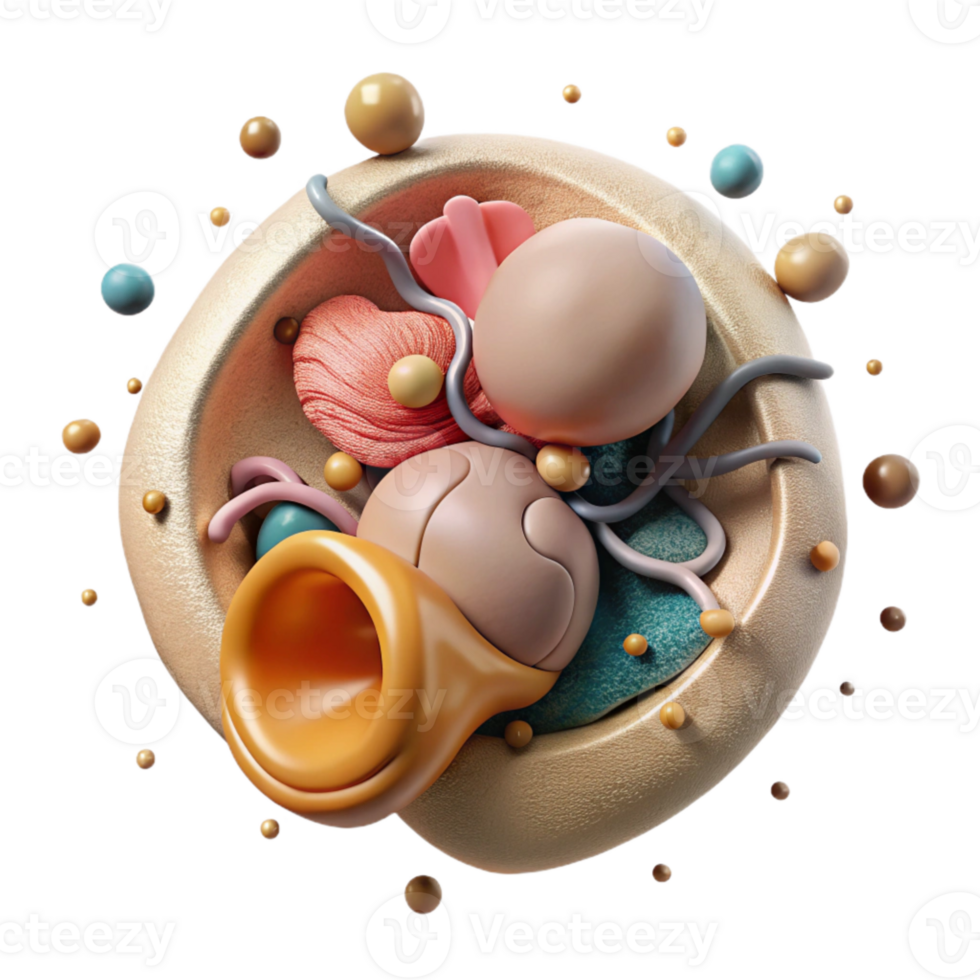 magnificent abstract Endangered Animal Embryo Under Microscope Cutout original png