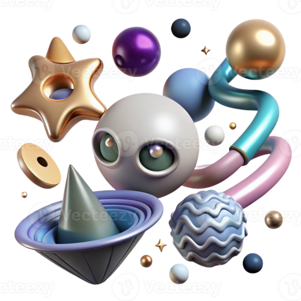 serene artistic Alien Civilization Symbols Set Isolated Element genuine png