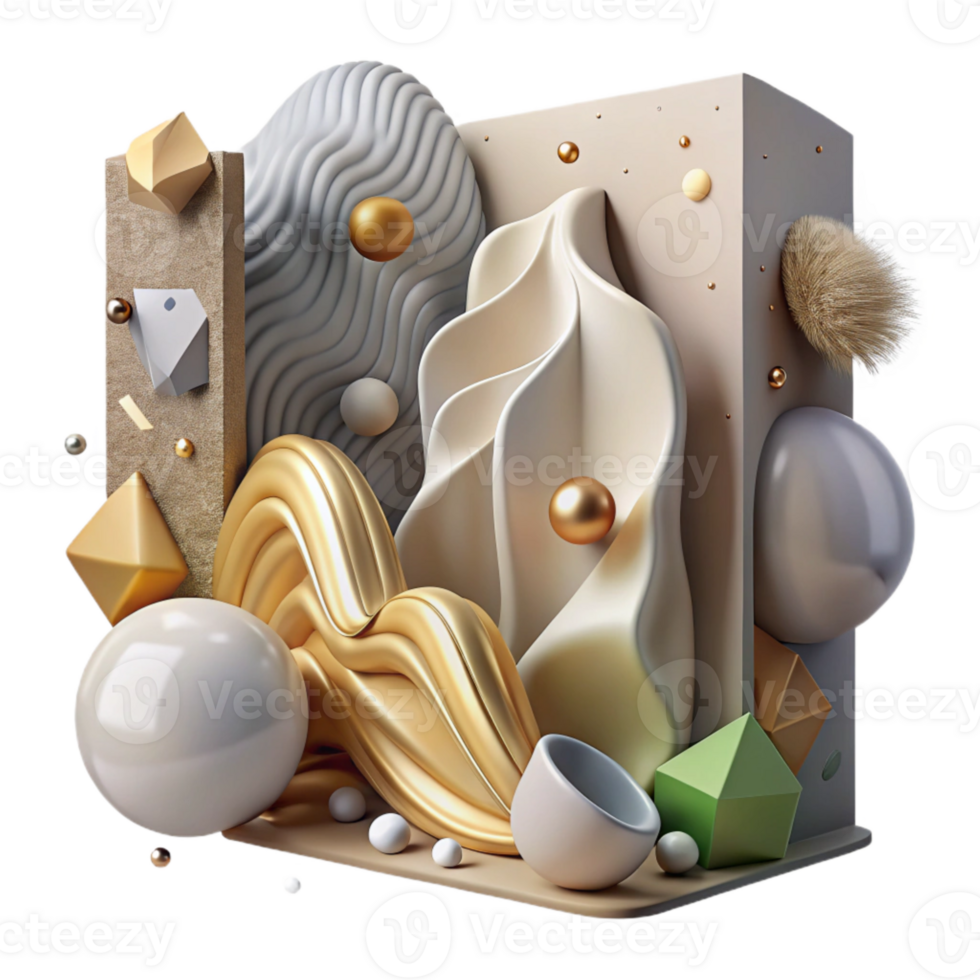 vibrant artistic Diminishing Natural Resources and Wildlife Isolated Sharp Details premium png