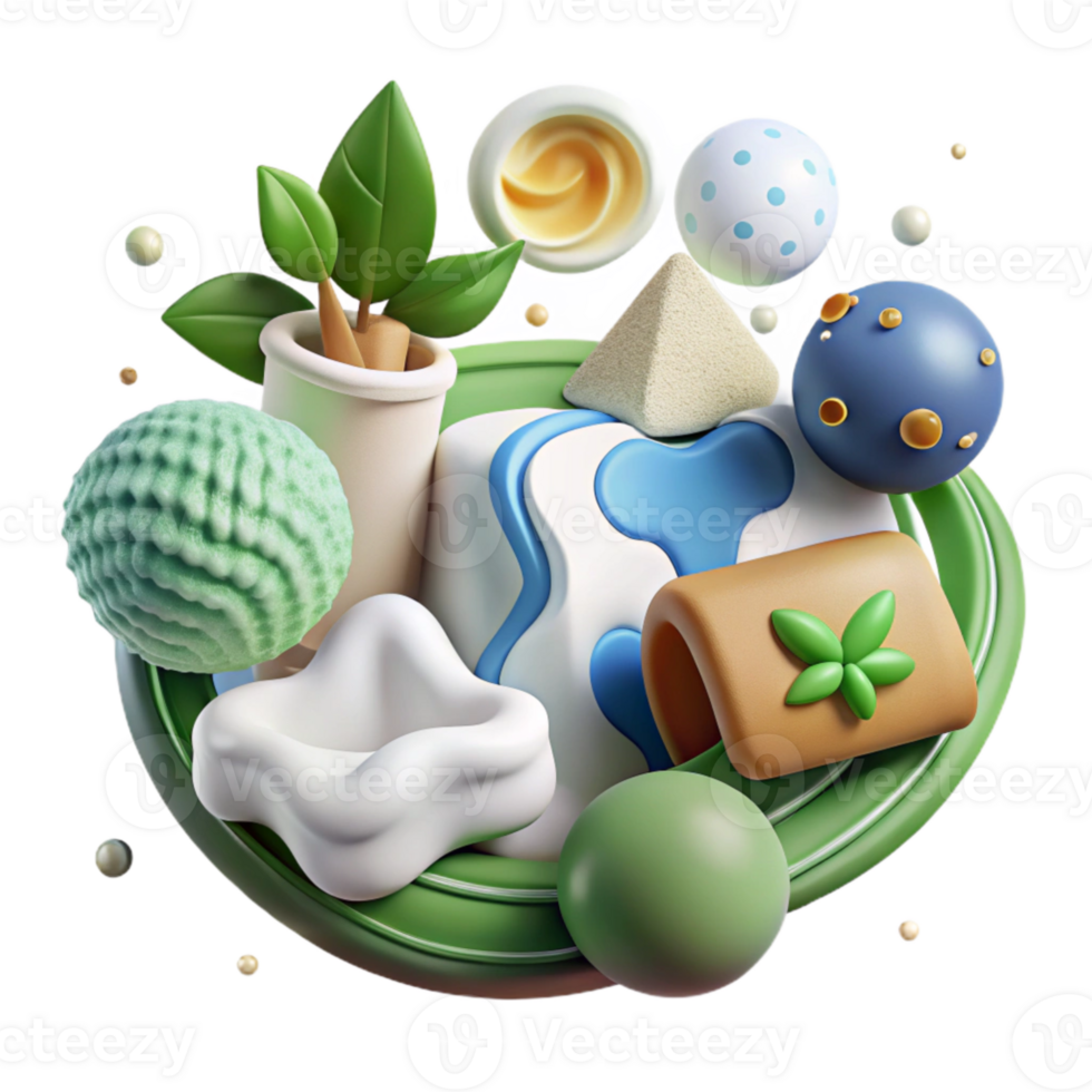 extraordinary rustic Environmental Conservation Icons Set Isolated White Background authentic png