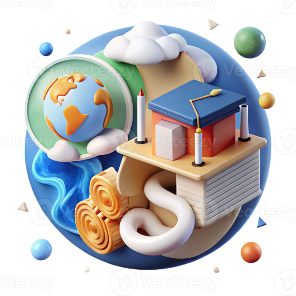 extraordinary rustic Climate Change Education Infographic Isolated professional png