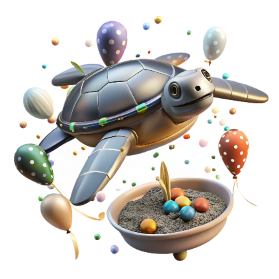 beautiful creative Drone Observing Olive Ridley Turtle Nest Transparent Background genuine png