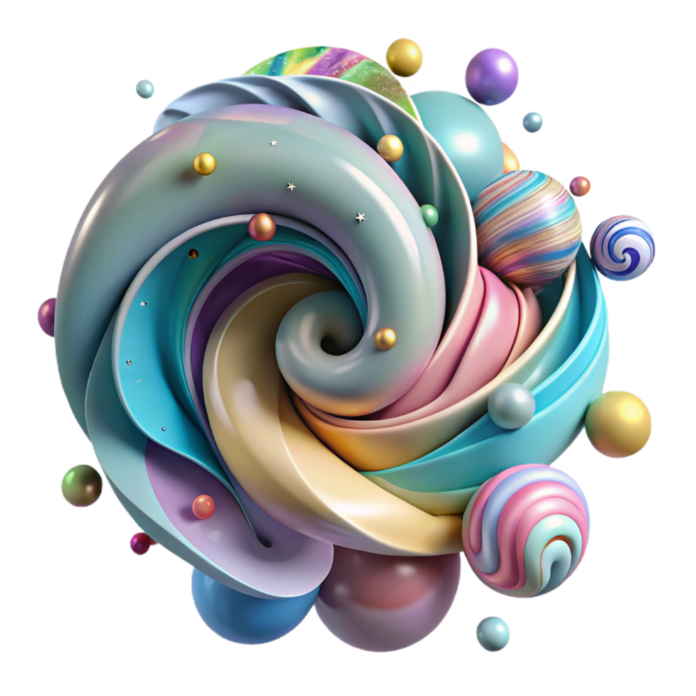 stunning classic Abstract Graffiti Swirl Design Transparent Background genuine png