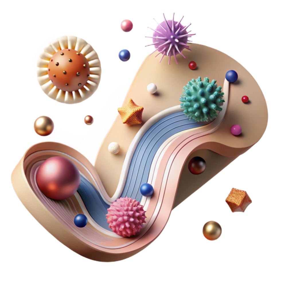 impressive abstract Disease Transmission Path Transparent Background authentic png