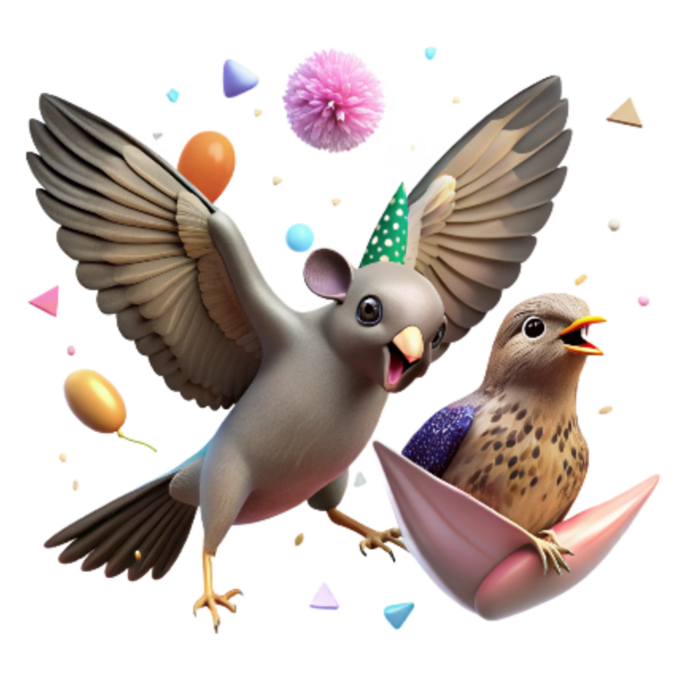 beautiful contemporary Bird of Prey and Rodent Isolated Action Shot high quality png
