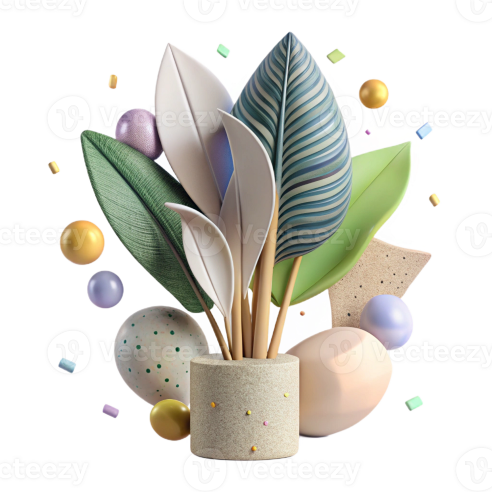magnificent contemporary Endangered Plant Silhouette Cutout Transparent Background png