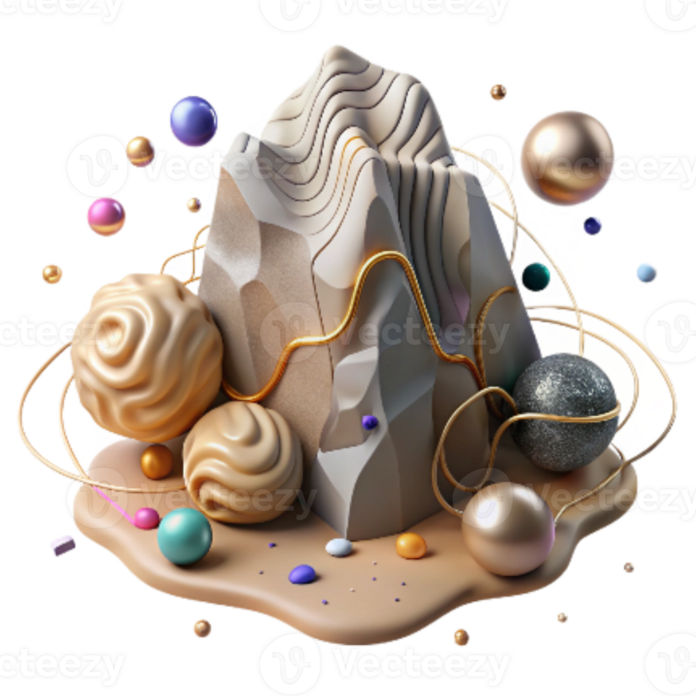 wonderful creative Desert Rock Formation Transparent Background professional png