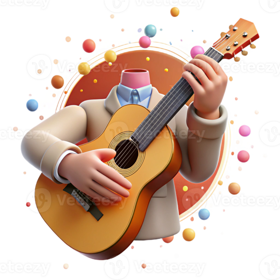 stunning modern Flamenco Guitarist Close Up Hand Position Cutout on Transparent Background genuine png