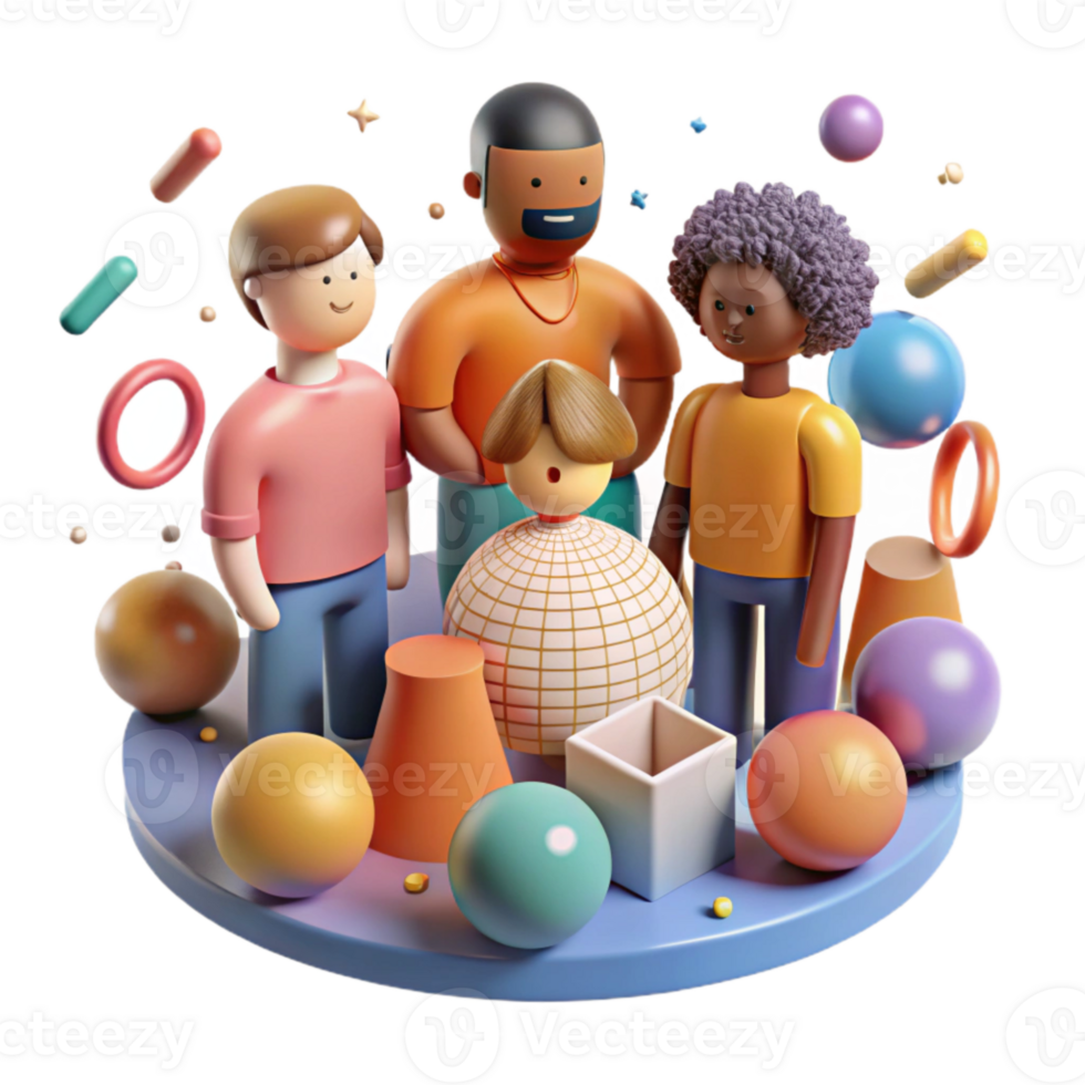 beautiful classic Community Sharing Resources Diverse Group Isolated professional png