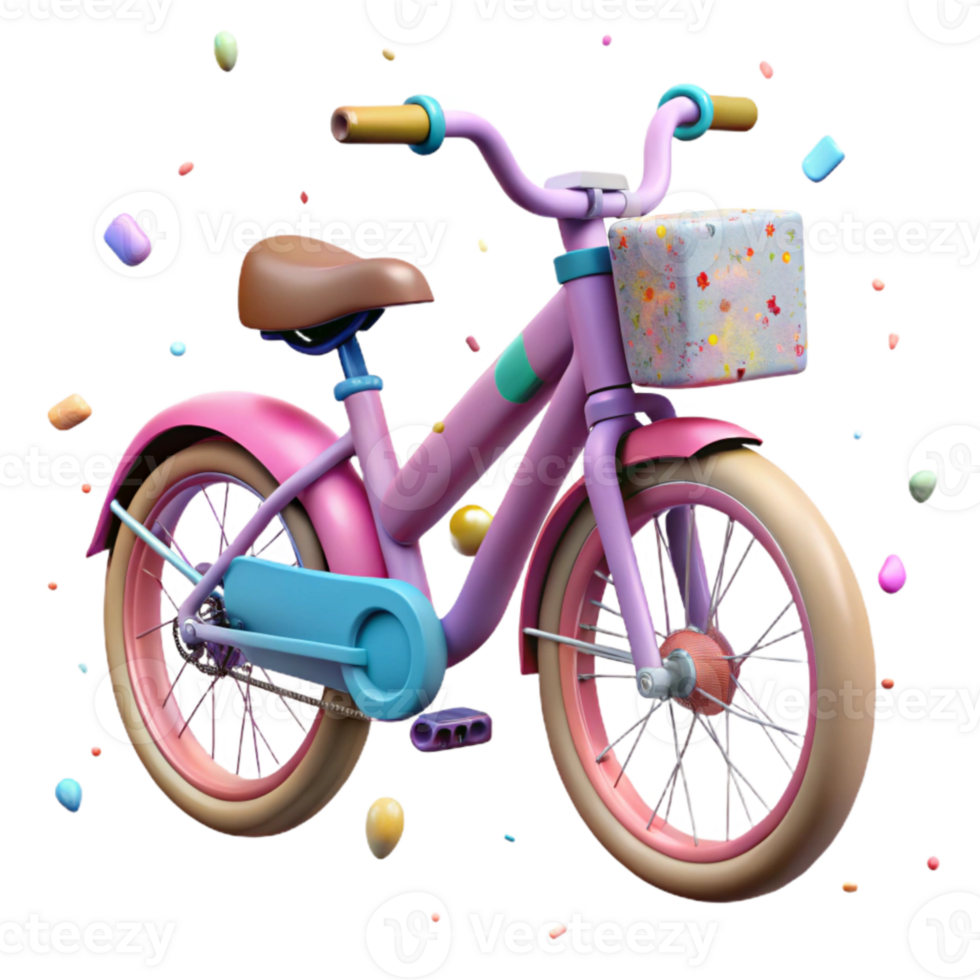 dramatic modern Electric Bicycle Side View Isolated with Modern Design Detail authentic png