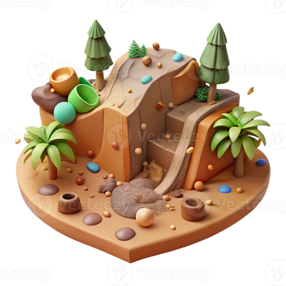 extraordinary minimalist Deforestation Leading to Soil Erosion Cutout original png