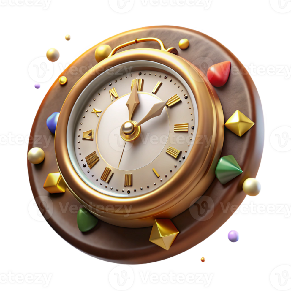magnificent rustic Antique Clock Face Close Up Transparent Background high resolution png