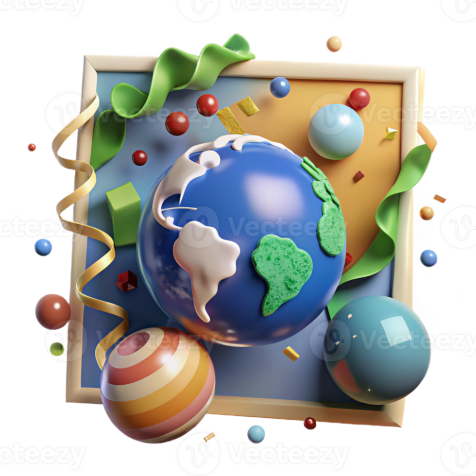stunning abstract Global Warming Awareness Poster Transparent Background original png