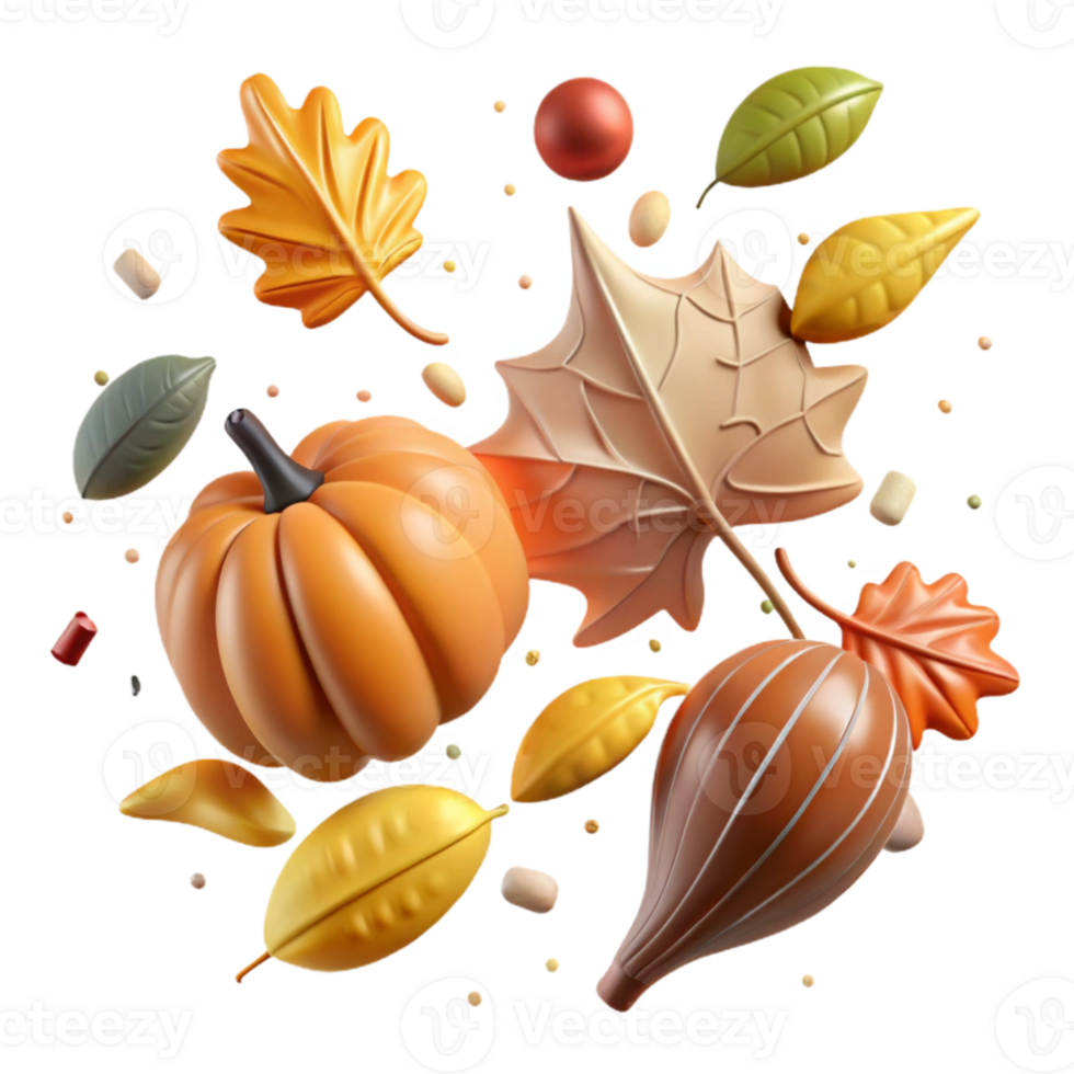 stunning minimalist Falling Leaves Autumn Colors Transparent Element exclusive png
