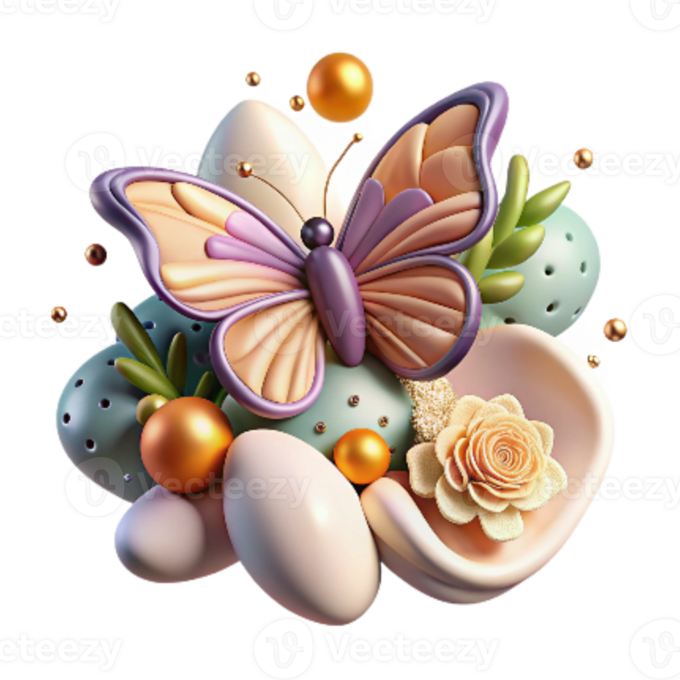 stunning vintage Crop Rotation and Butterfly Isolated Detailed View high resolution png