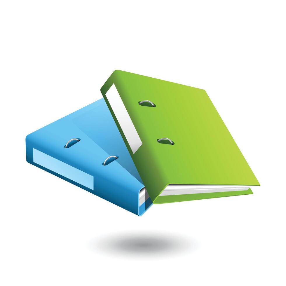 Office files with white Background vector