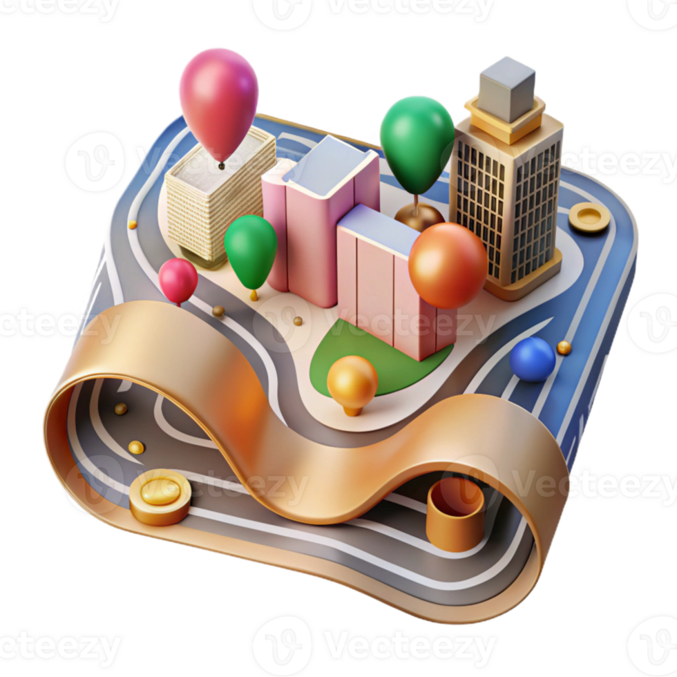 wonderful traditional Detailed Street Map Urban Focus Cutout professional png