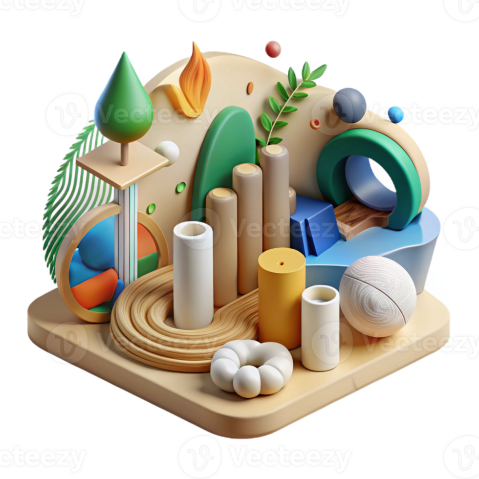 extraordinary rustic Deforestation Infographic Chart Data Isolated Element exclusive png