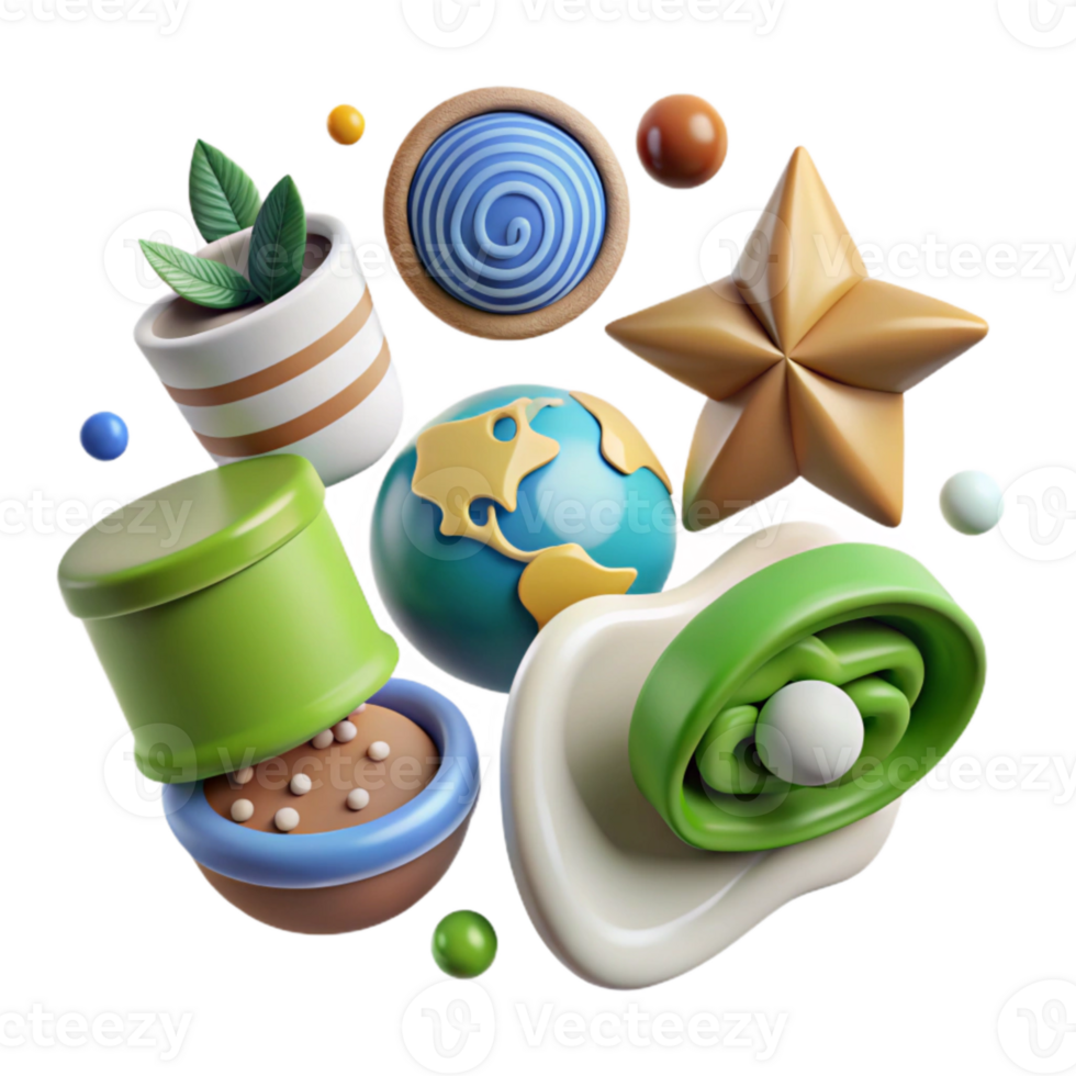 magnificent traditional Eco Friendly Travel Icons Set Isolated White Background high quality png