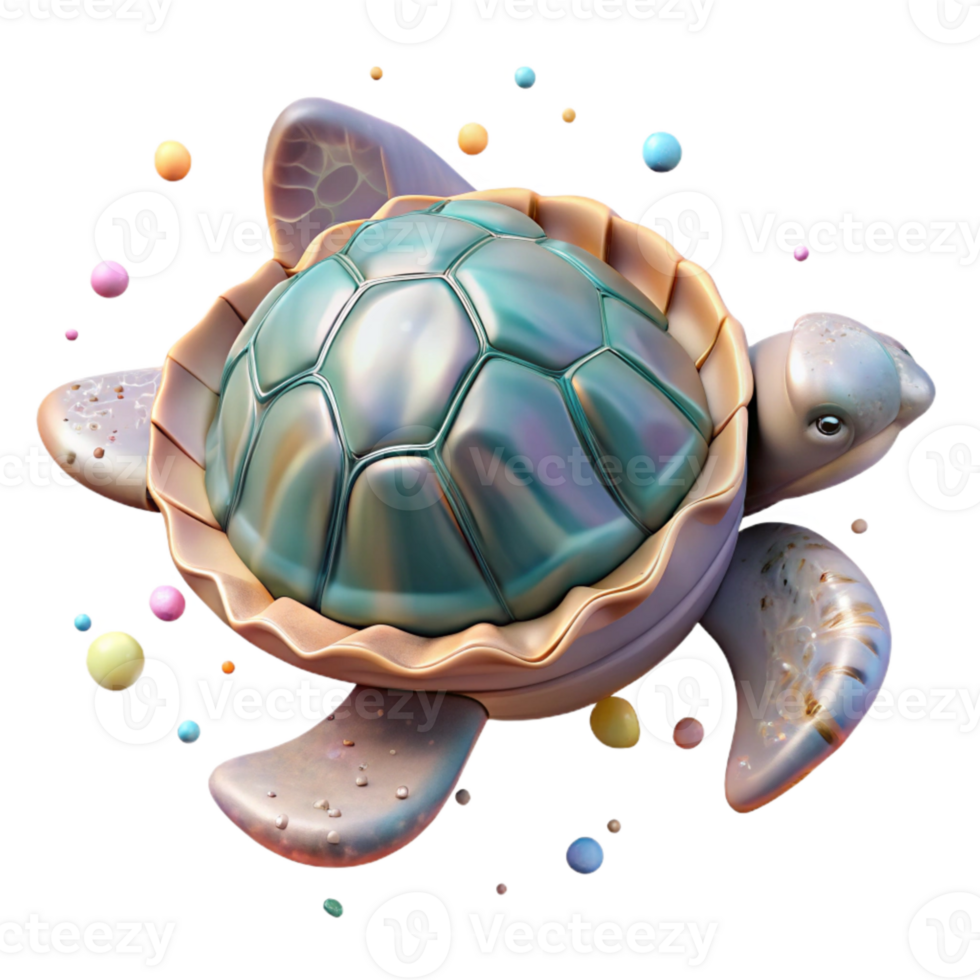 dramatic rustic Dried Sea Turtle Shell Cutout with Faded Colors high quality png
